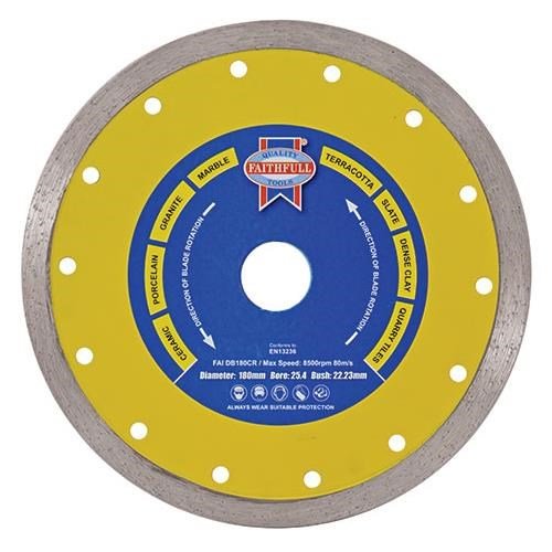 Faithfull Ceramic Series 115mm Diamond Blade