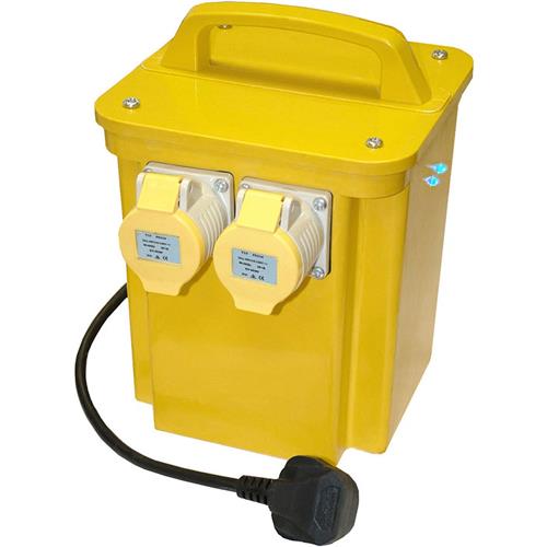 Faithfull 110v 3.3kVA Transformer (2x 16A) With Plug