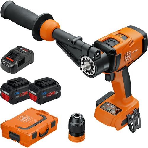 Fein ASCM18-4QMPAS 18V AMPShare Heavy-duty Combi Drill (2x 8Ah)