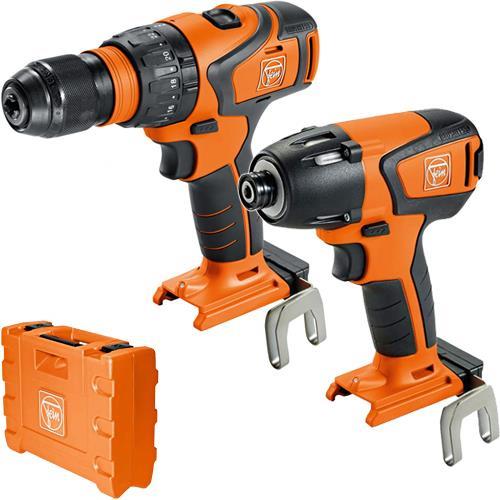 Fein 18V ASB18Q Combi Drill & ASCD18-200W4 Impact Driver (Body)