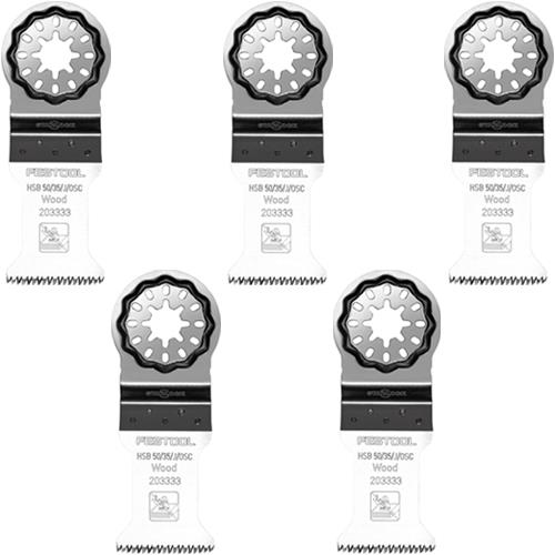 Festool 50x35mm Starlock Wood Multi-tool Blades (5pk)