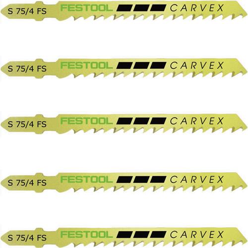 Festool 75mm Universal Jigsaw Blades for Wood (5pk)