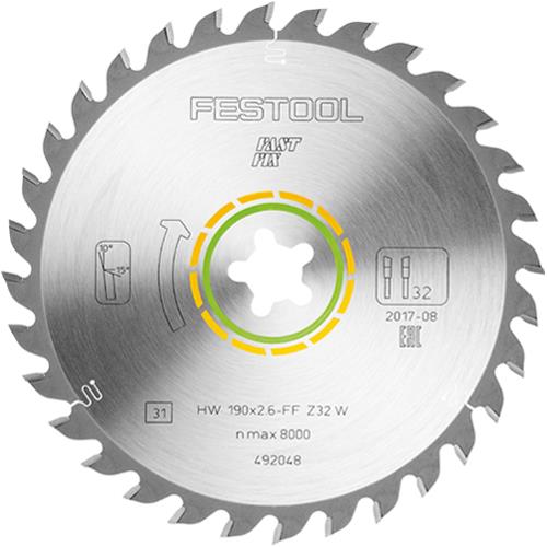 Festool TCT Sawblade 492048 190mm 32 Teeth