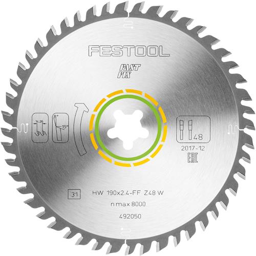 Festool TCT Sawblade 492050 190mm 48 Teeth