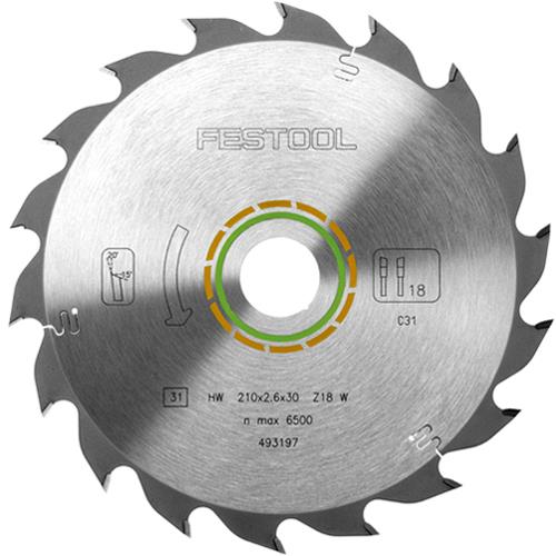 Festool TCT Sawblade 493197 210mm 18 Teeth