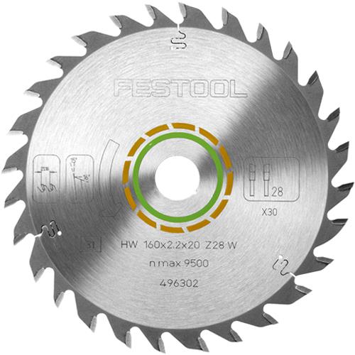 Festool TCT Sawblade 496302 160mm 28 Teeth