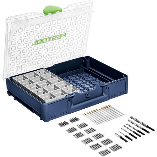 Festool Centrotec Bit Set in Systainer Organiser (94pcs)