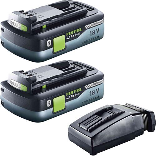 Festool 18V Battery Set: 2x 4Ah Li-HighPower & TCL6 Charger