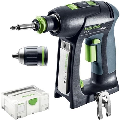 Festool C18 18V Drill Driver (Body, Systainer)