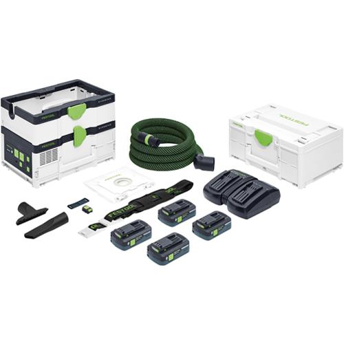 Festool CTLC SYS 18V 4.5L L-class Extractor (4x 4Ah)