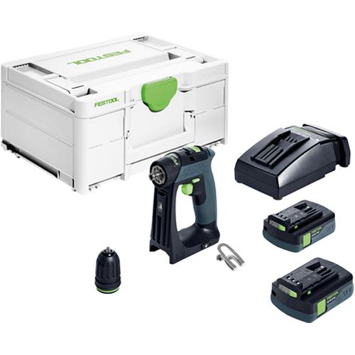 Festool CXS 18 18V C-shape Brushless Drill Driver (2x 3Ah)