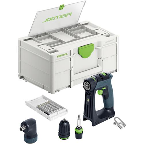 Festool CXS18 18V C-shape Drill Driver (Body, Accessories)