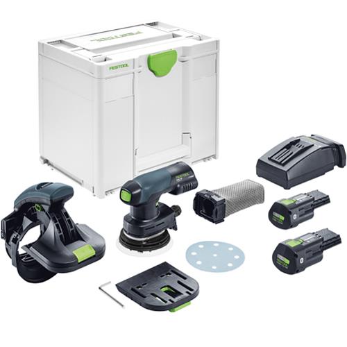 Festool ES-ETSC125 18V/240V Edge Sander (2x 3Ah)