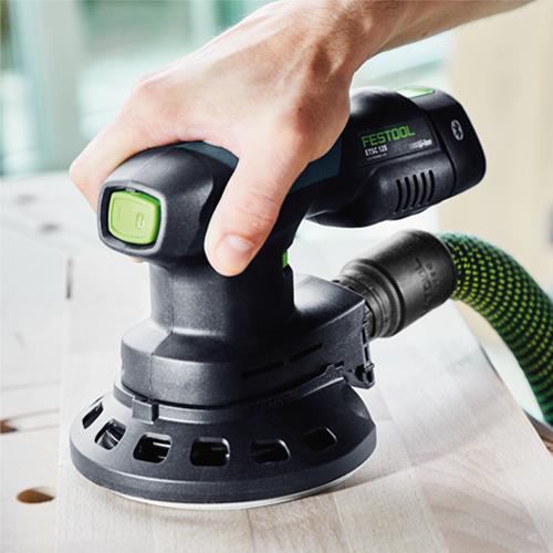 Festool ETSC125 18V/240V Eccentric Sander Set (2x 3Ah)