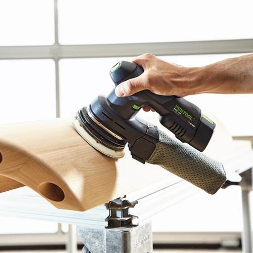 Festool ETSC125 18V/240V Eccentric Sander Set (2x 3Ah)