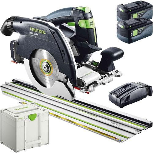 Festool HKC55 18V Circular Saw + FSK420 Rail (2x 5Ah)