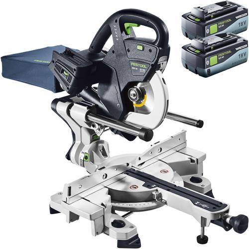 Festool KSC60 18V 216mm Mitre Saw (2x 8Ah)