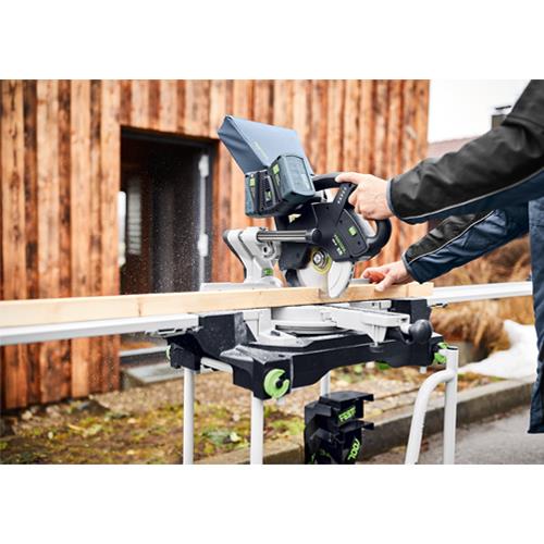 Festool KSC60 18V 216mm Mitre Saw Set (Underframe, 2x 5Ah Bluetooth)