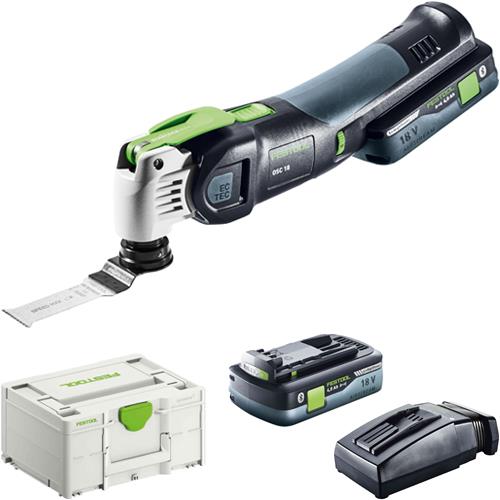 Festool OSC18 18V StarlockMax Multi-tool (2x 4Ah High-power)