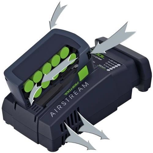 Festool SCA 8 10.8V-18V Li-ion Rapid Airstream Battery Charger 240v