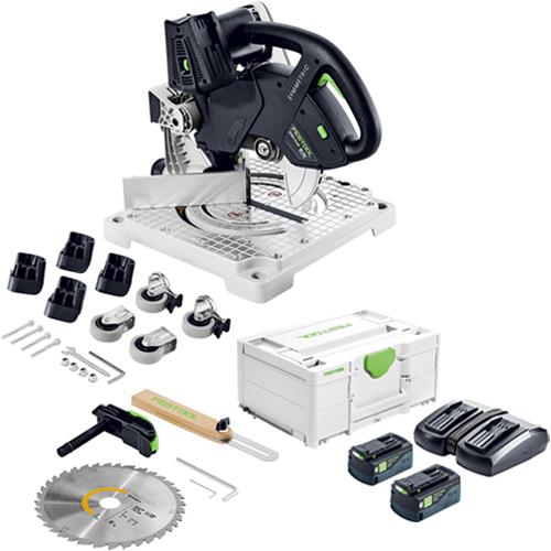 Festool SYMC70 18V 216mm Compound Mitre Saw (2x 5Ah)