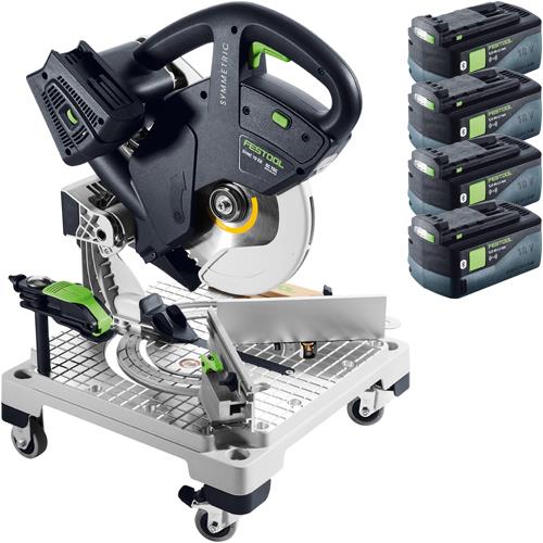 Festool SYMC70 18V 216mm Compound Mitre Saw (4x 5Ah)