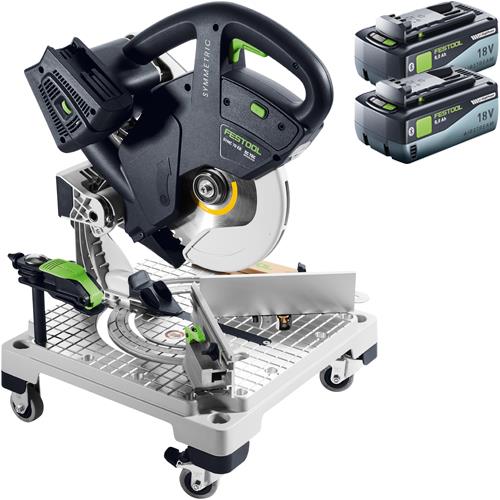 Festool SYMC70 18V 216mm Compound Mitre Saw (2x 8Ah)