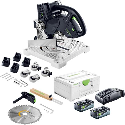 Festool SYMC70 18V 216mm Compound Mitre Saw (2x 8Ah)