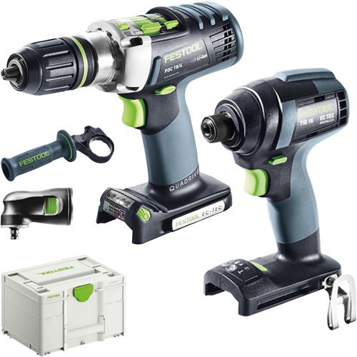 Festool 18V PDC Combi Drill & TID Impact Driver Twin Pack (Naked)