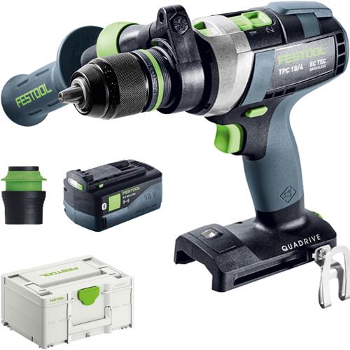 Festool TPC 18/4 18V Combi Drill (Body) *PROMO* with 5Ah Battery