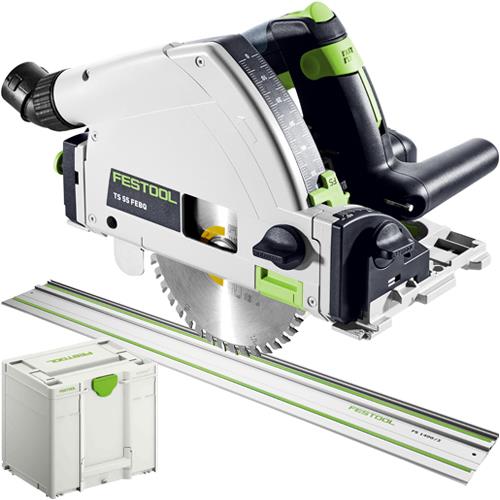 Festool TS 55 F 1200W 160mm Plunge Saw & Guide Rail