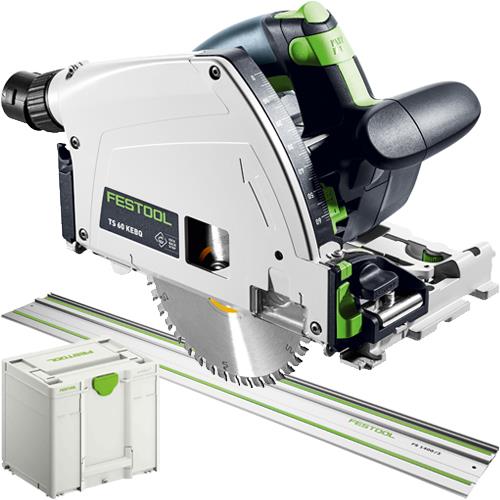 Festool TS60K 1500W 168mm Plunge Saw & Guide Rail