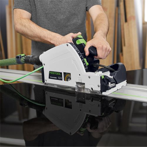 Festool TSV60K 1500W 168mm Plunge Saw with Scorer (1.4m Rail)