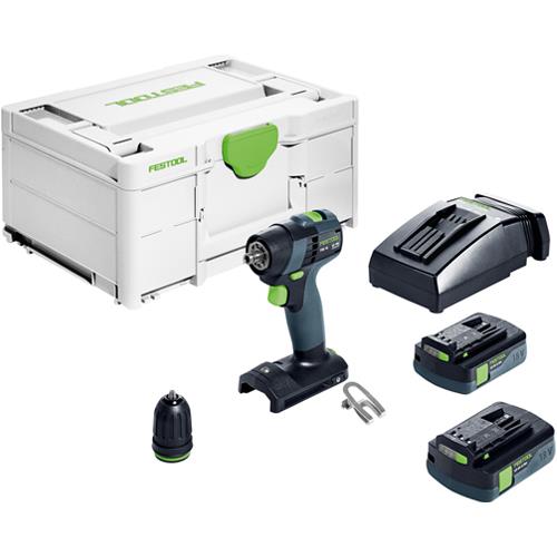 Festool TXS18 18V T-shape Drill Driver (2x 3Ah)