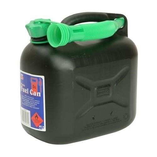 5 Litre Black Petrol Can