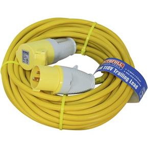 Faithfull 110v 16A Trailing Lead with a 14m x 2.5mm Cable