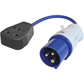 Faithfull 240v Fly Lead (16A Plug to 13A Socket)