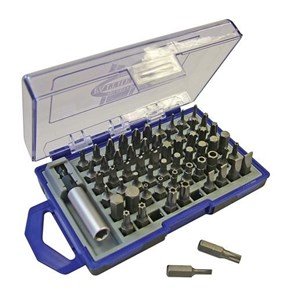 Faithfull Screwdriver Bit Set 61pcs