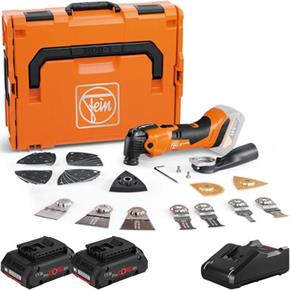 Fein AMM500AS 18V AMPShare Multi-tool (2x 4Ah ProCore Bosch, Accs)