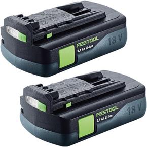 Festool 18V 3.1Ah Battery Twin Pack