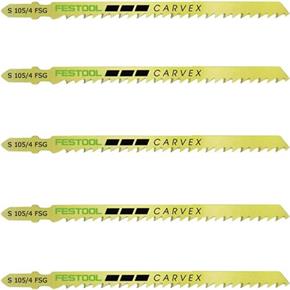 Festool 105mm HCS Universal Jigsaw Blades for Wood (5pk)