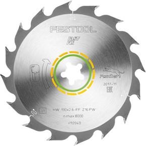 Festool TCT Sawblade 492049 190mm 16 Teeth