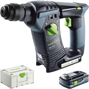 Festool BHC18 18V 1.8J 18mm SDS Drill (Body) *PROMO* with 1x 4Ah