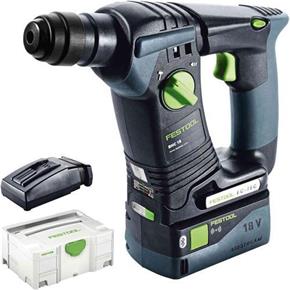 Festool BHC18 18V Brushless SDS Drill (1x 5.2Ah Bluetooth)