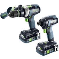 Festool Cordless Tools | 10.8V & 18V | Saws, Sanders, Drills & More