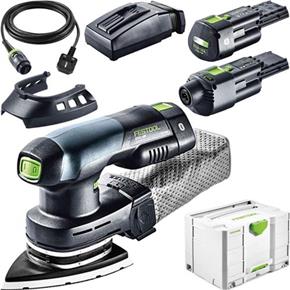 Festool DTSC400 18V/240V Delta Sander Set (2x 3Ah)