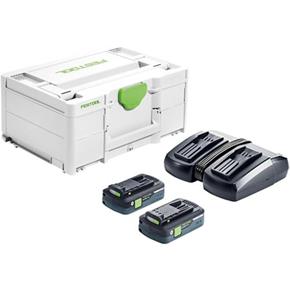 Festool Energy Set (2x 18V 4Ah Bluetooth, TCL6 DUO, Systainer)