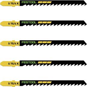 Festool 75mm Curve Cut Jigsaw Blades for Wood (5pk)