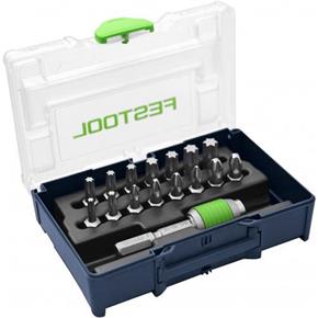 Festool Screwdriver Bit Set in Micro Systainer (16pcs)