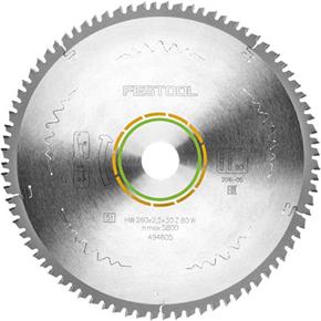 Festool TCT Sawblade 494605 260mm 80 Teeth